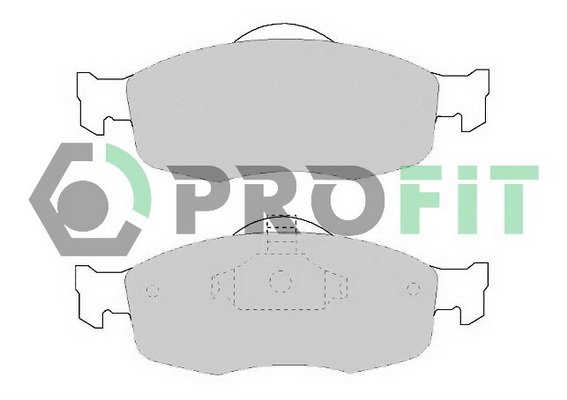 Комплект тормозных колодок, дисковый тормоз   5000-0884   PROFIT