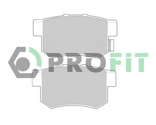 Комплект гальмівних накладок, дискове гальмо   5000-0956   PROFIT