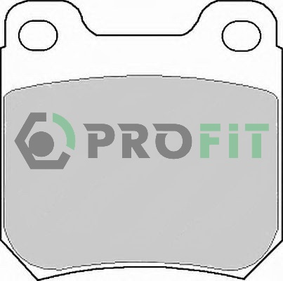 Комплект гальмівних накладок, дискове гальмо   5000-0973   PROFIT