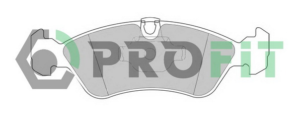 Комплект тормозных колодок, дисковый тормоз   5000-1067   PROFIT