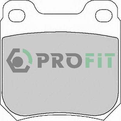 Комплект тормозных колодок, дисковый тормоз   5000-1117   PROFIT