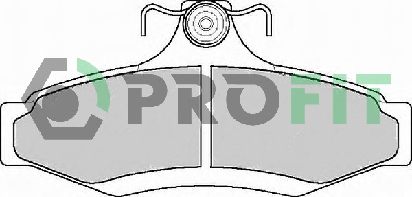 Комплект тормозных колодок, дисковый тормоз   5000-1336   PROFIT