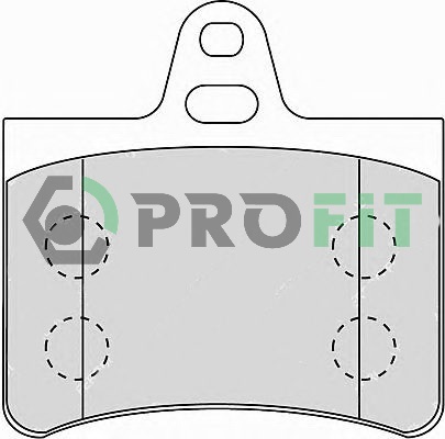Комплект тормозных колодок, дисковый тормоз   5000-1413   PROFIT