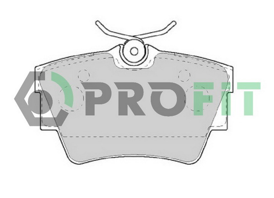 Комплект тормозных колодок, дисковый тормоз   5000-1516   PROFIT