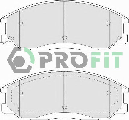Комплект тормозных колодок, дисковый тормоз   5000-1605   PROFIT
