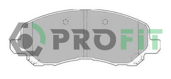 Комплект тормозных колодок, дисковый тормоз   5000-1621   PROFIT