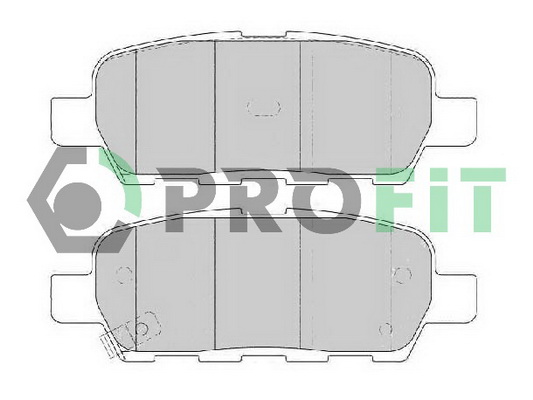 Комплект тормозных колодок, дисковый тормоз   5000-1693   PROFIT