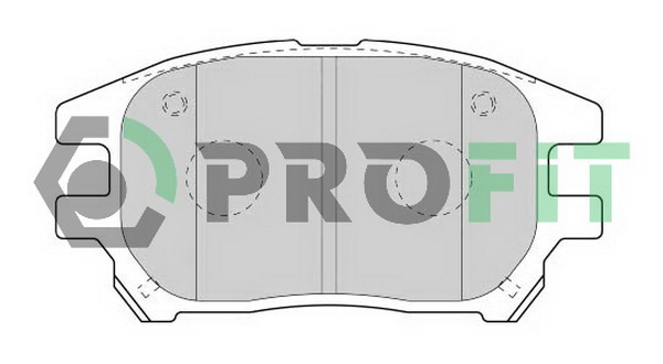 Комплект тормозных колодок, дисковый тормоз   5000-1697 C   PROFIT
