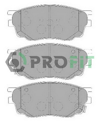Комплект тормозных колодок, дисковый тормоз   5000-1707   PROFIT