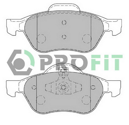 Комплект тормозных колодок, дисковый тормоз   5000-1866   PROFIT