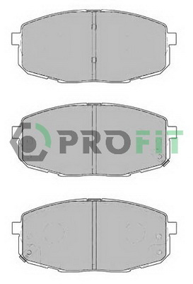 Комплект тормозных колодок, дисковый тормоз   5000-1869   PROFIT