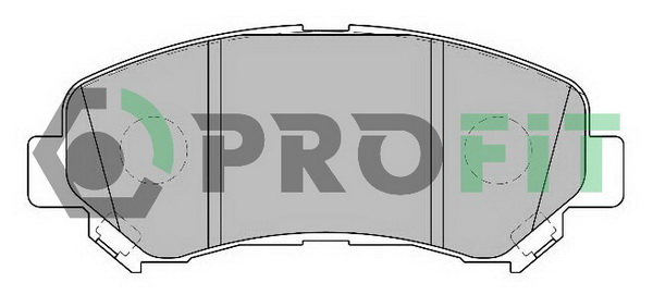 Комплект гальмівних накладок, дискове гальмо   5000-2011   PROFIT