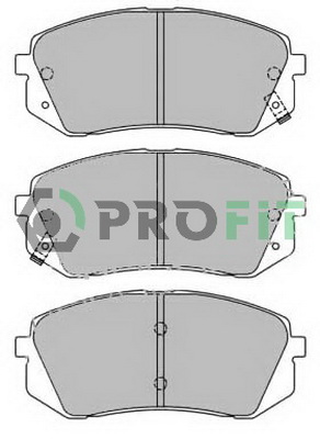 Комплект тормозных колодок, дисковый тормоз   5000-2022   PROFIT