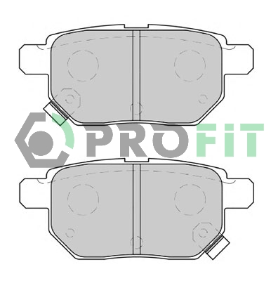 Комплект тормозных колодок, дисковый тормоз   5000-4042   PROFIT