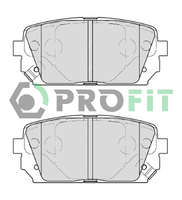 Комплект тормозных колодок, дисковый тормоз   5000-4193   PROFIT