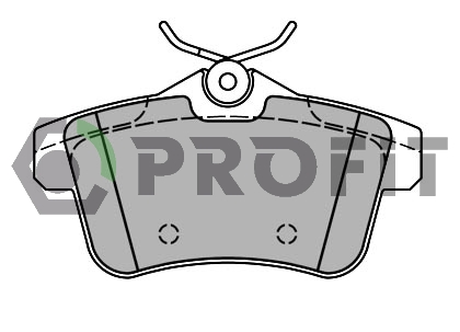 Комплект тормозных колодок, дисковый тормоз   5000-4224   PROFIT