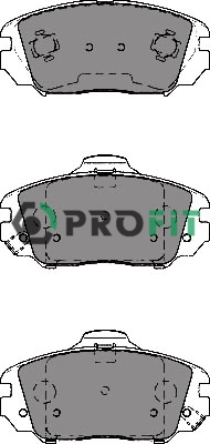 Комплект тормозных колодок, дисковый тормоз   5000-4246   PROFIT