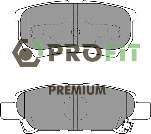 Комплект тормозных колодок, дисковый тормоз   5005-1839   PROFIT