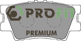Комплект гальмівних накладок, дискове гальмо   5005-2015   PROFIT