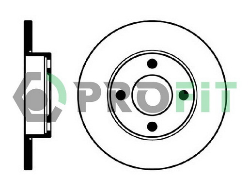 Тормозной диск   5010-0048   PROFIT