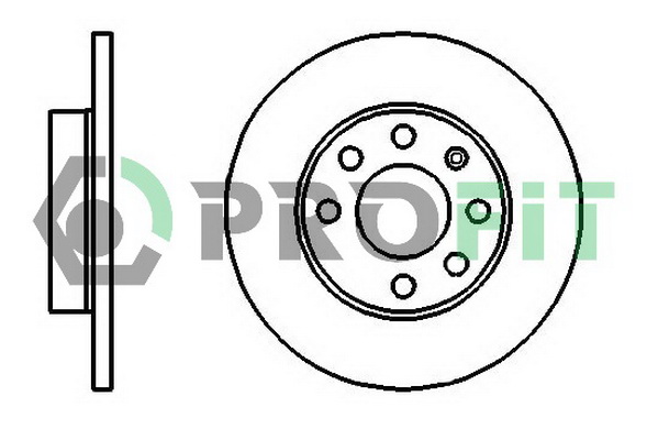 Тормозной диск   5010-0116   PROFIT