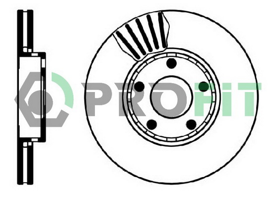 Тормозной диск   5010-0320   PROFIT