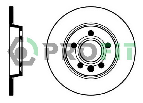Гальмівний диск   5010-1012   PROFIT