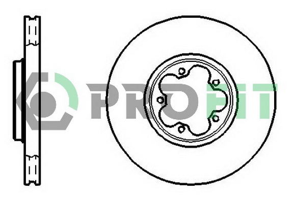 Гальмівний диск   5010-1113   PROFIT