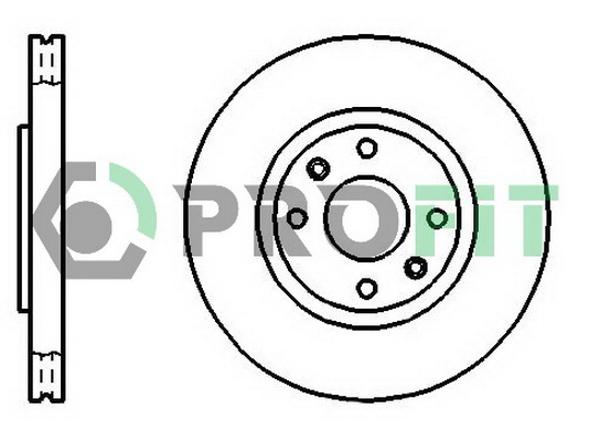 Гальмівний диск   5010-1152   PROFIT