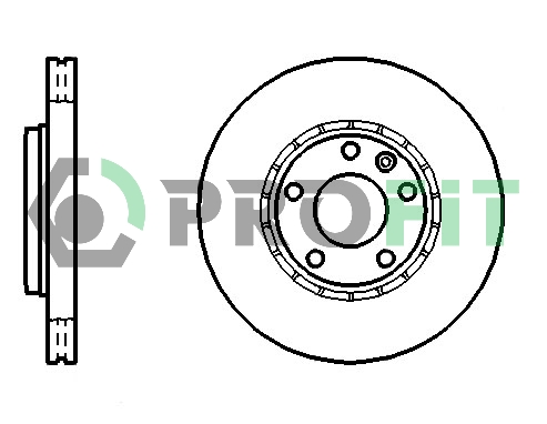 Гальмівний диск   5010-1204   PROFIT