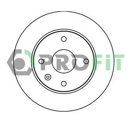 Гальмівний диск   5010-1257   PROFIT