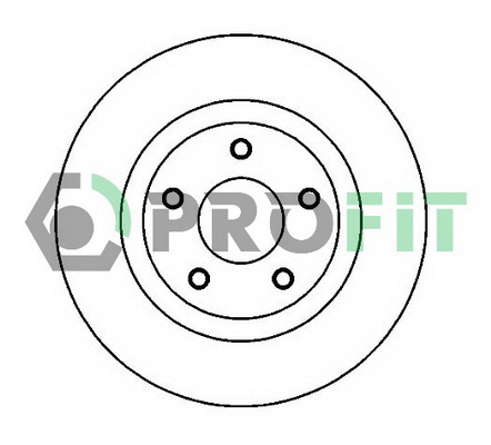 Тормозной диск   5010-2019   PROFIT