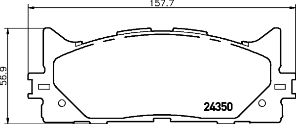 Комплект тормозных колодок, дисковый тормоз   NP1015   NISSHINBO