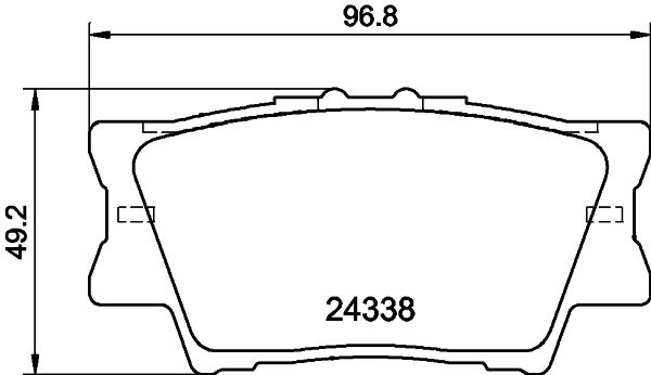 Комплект тормозных колодок, дисковый тормоз   NP1016   NISSHINBO
