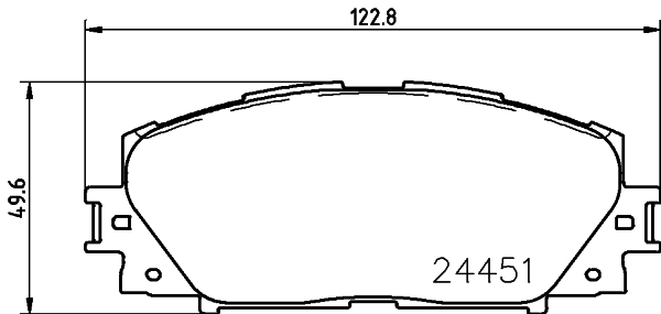 Комплект тормозных колодок, дисковый тормоз   NP1091   NISSHINBO