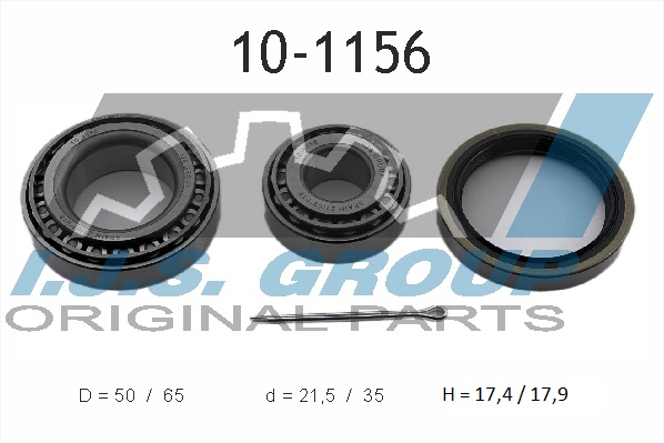 Комплект колісних підшипників   10-1156   IJS GROUP