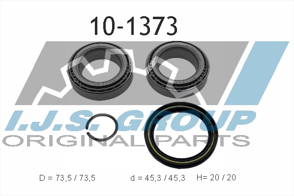 Комплект подшипника ступицы колеса   10-1373   IJS GROUP