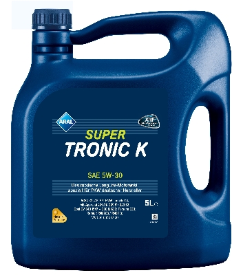 Моторное масло ARAL SuperTronic K 5W-30 5 л, 15DBCF
