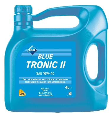 Моторное масло ARAL BlueTronic II 10W-40 4 л, 15F075