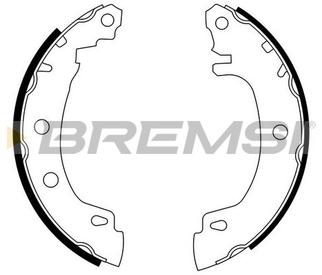 Комплект гальмівних колодок   GF0405   BREMSI