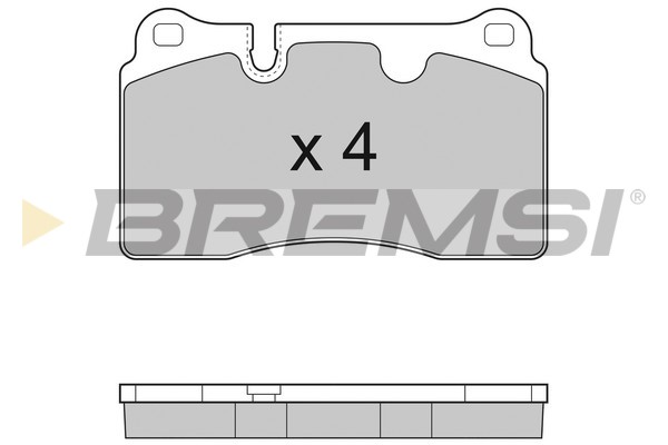 Комплект тормозных колодок, дисковый тормоз   BP3289   BREMSI