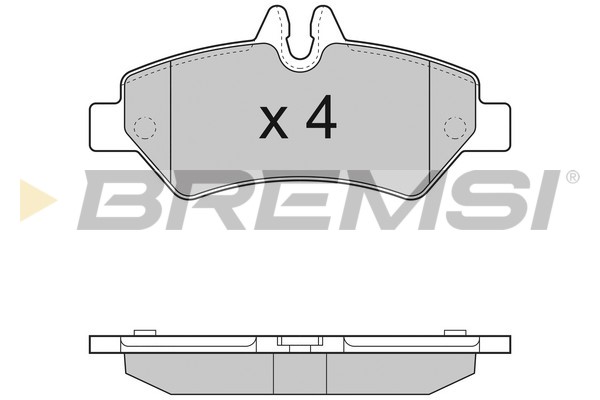 Комплект тормозных колодок, дисковый тормоз   BP3293   BREMSI