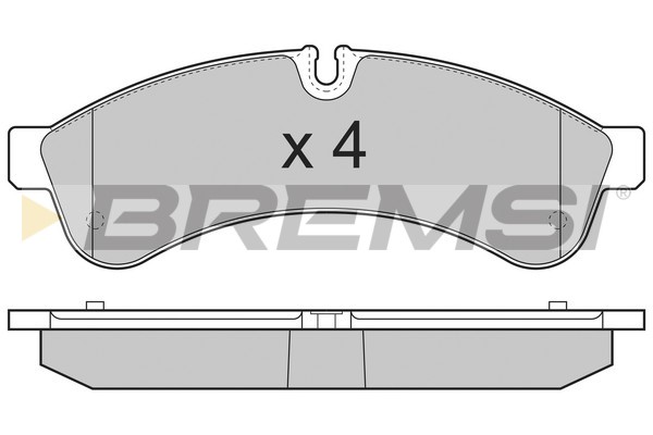 Комплект тормозных колодок, дисковый тормоз   BP3365   BREMSI