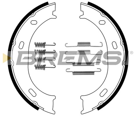 Комплект тормозных колодок, стояночная тормозная система   GF0306-1   BREMSI