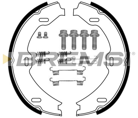 Комплект гальмівних колодок, стоянкове гальмо   GF0311-1   BREMSI