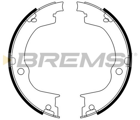 Комплект тормозных колодок, стояночная тормозная система   GF0360   BREMSI