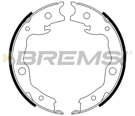 Комплект тормозных колодок, стояночная тормозная система   GF0876   BREMSI