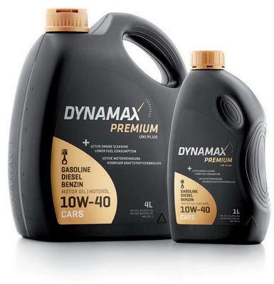 Моторное масло DYNAMAX Premium Uni Plus 10W-40 4 л, 501893