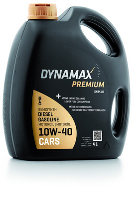Моторное масло DYNAMAX Premium SN Plus 10W-40 4 л, 502648