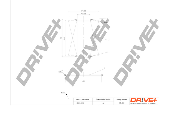 Оливний фільтр   DP1110.11.0141   Dr!ve+